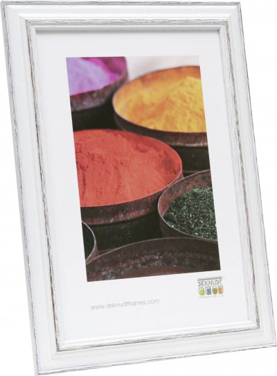 GENERIQUE Deknudt Frames S221H3 Basic Cadre Photo Bois Blanc/Noir 10 x 15