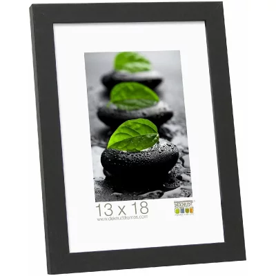 GENERIQUE Deknudt Frames S44CF2 Basic Cadre Photo Bois/MDF Noir Fin 15 x 20 cm