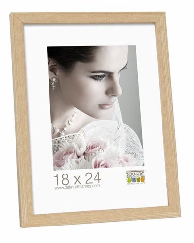 GENERIQUE Deknudt Frames S44CH1 Basic Cadre Photo Bois/MDF Ch&ecirc;ne Fin 30 x 40 cm