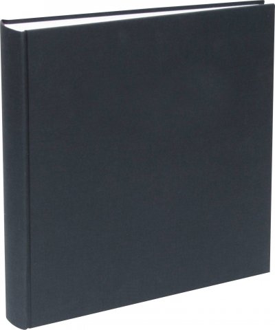 DEKNUDT  Photo Album Linen 30x33 Cm 100 Pages Photo Album Noir