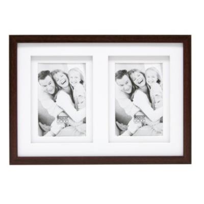 DEKNUDT  S65kq2 15x10 Cm Wood With Passepartout Photo Frame Marron,Noir