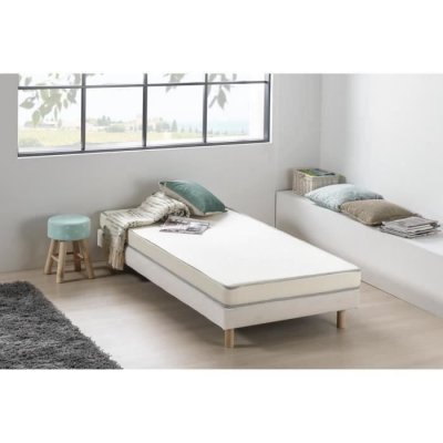 DEKO DREAM  Matelas mousse 90 x 190 cm - Confort ferme - Epaisseur 12 cm - KIETOA