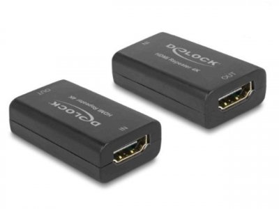 DELOCK  11403 extension audio/video Noir, Adaptateur