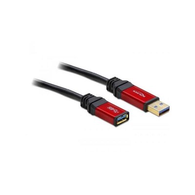 DELOCK  3.0m USB 3.0 A M/F c&acirc;ble USB 3 m USB 3.2 Gen 1 (3.1 Gen 1) USB A