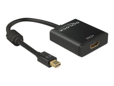 DELOCK  62611 c&acirc;ble vid&eacute;o et adaptateur 0,2 m Mini DisplayPort HDMI Type A (Standard) Noir