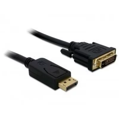 DELOCK  82591 Adaptateur DisplayPort vers DVI 2,0 m Noir