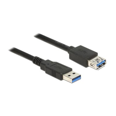 DELOCK  85055 c&acirc;ble USB 1,5 m USB 3.2 Gen 1 (3.1 Gen 1) USB A Noir