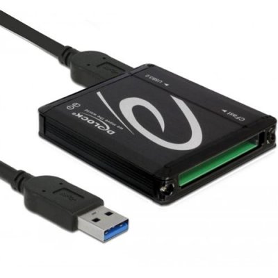 DELOCK  91686 lecteur de carte m&eacute;moire USB 3.2 Gen 1 (3.1 Gen 1) Noir