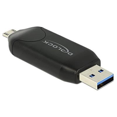 DELOCK  91734 Lecteur de multicarte USB 2.0 Noir