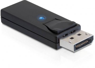 DELOCK  - Adaptateur HDMI - DisplayPort m&acirc;le pour HDMI femelle - noir