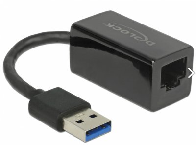 DELOCK  Adaptateur r&eacute;seau USB 3.1 Gen 1 Gigabit Ethernet x 1 noir