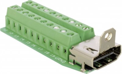 DELOCK  Adapter Terminalblock > HDMI-Bu