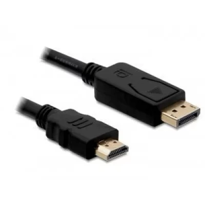 DELOCK  - C&acirc;ble adaptateur - DisplayPort m&acirc;le pour HDMI m&acirc;le - 2 m
