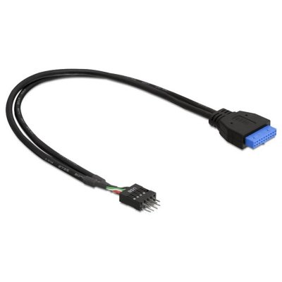 DELOCK  C&acirc;ble adaptateur USB 3.0 Pin Header vers USB 2.0 Pin Header