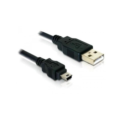 DELOCK  cable USB 2.0 > USB-B mini 5pin prise m&acirc;le/prise m&acirc;le