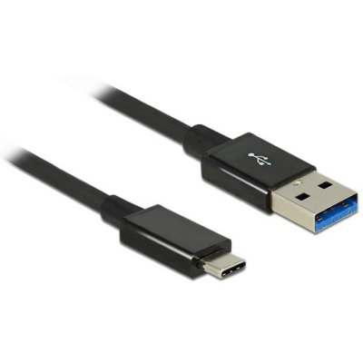 DELOCK  C&acirc;ble USB 3.1 Gen 2 Type-C/Type-A 1 m USB A USB C Noir 83983