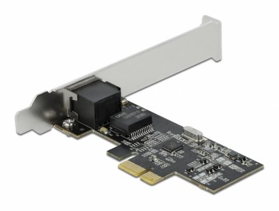 DELOCK  Carte PCI Express x1 pour 1x 2,5 GB LAN, Carte r&eacute;seau