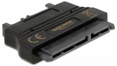 DELOCK  Convertisseur SATA 22 Broches Femelle vers Slim SATA m&acirc;le