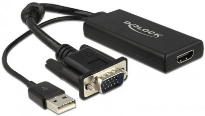 DELOCK  Convertisseur VGA vers HDMI