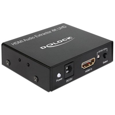 DELOCK  Extracteur audio HDMI 4K, Adaptateur