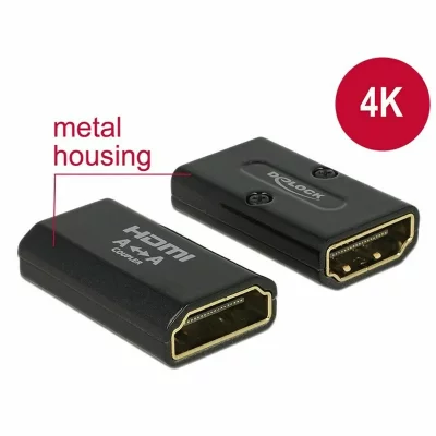 DELOCK  HDMI/HDMI Noir, Adaptateur