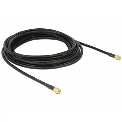 DELOCK  HF SMA prise m&acirc;le > SMA prise m&acirc;le 5&nbsp;m LMR195&nbsp;Low Loss