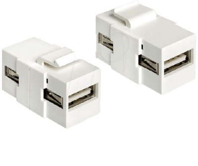DELOCK  keystone usb2.0 a femelle > usb2.0 a femelle - sadapte -keystone 86317