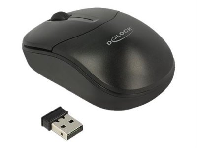 DELOCK  maus mini optisch 3-tasten 2,4 ghz wireless