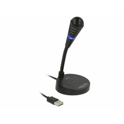 DELOCK  - Microphone - USB - noir 