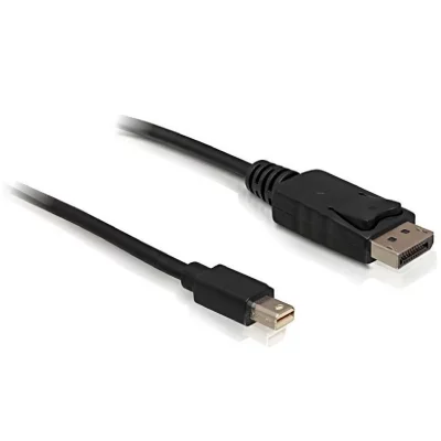 DELOCK  Mini Displayport To Displayport Cable 2 M Noir