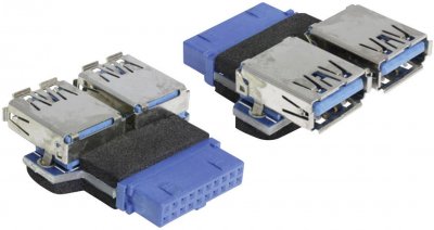 DELOCK  Usb 3.0 Pin Header - Usb-adapter - Usb Typ A Bis 19-poliger Us