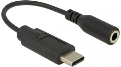 DELOCK  Usb C To Jack 3.5 Mm Adapter 14 Cm Noir