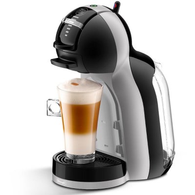 DELONGHI  Mini Me EDG155.BG, Cafeti&egrave;re &agrave; dosette, 0,8 L, Capsule de caf&eacute;, 1460 W, Noir, Gris