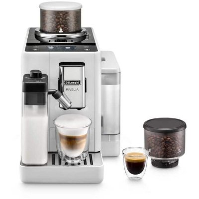 DELONGHI  Rivelia EXAM440.55.W machine &agrave; caf&eacute; blanc compact