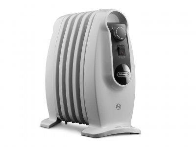 DELONGHI D&egrave;longhi TRNS 0505M RADIADOR TRNS0505M Mini 500W, 500 W, Silver