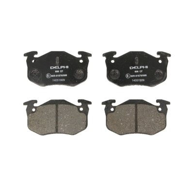 DELPHI  Jeu de plaquettes de frein arri&egrave;re LP699 PEUGEOT 306