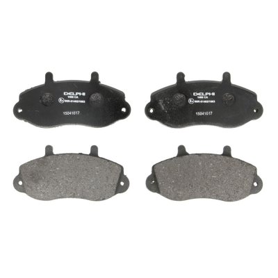 DELPHI  Jeu de plaquettes de frein avant LP1406 RENAULT MASTER