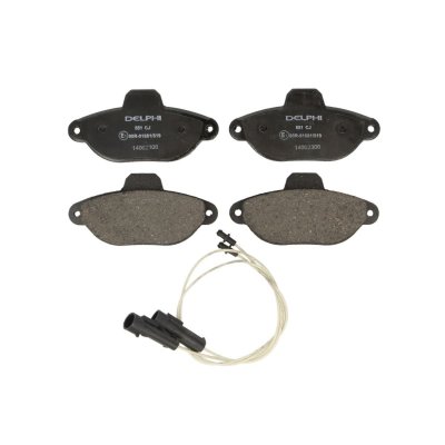 DELPHI  Jeu de plaquettes de frein avant LP851 FIAT PANDA