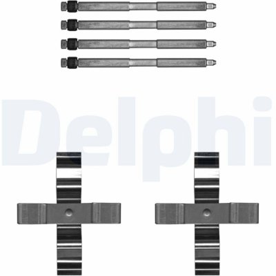 DELPHI  Kit d'accessoires, plaquette de frein &agrave; disque BMW,MINI LX0703