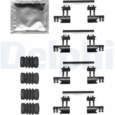 DELPHI  Kit d'accessoires, plaquette de frein &agrave; disque MAZDA LX0679