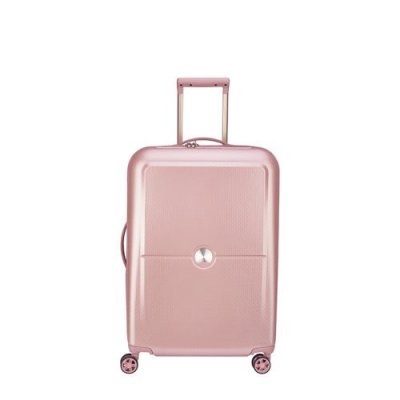EVASION LIGHT DELSEY PARIS - Turenne - Valise Moyenne Rigide - 65x44x26 cm - 62 Litres - M - Pivoine