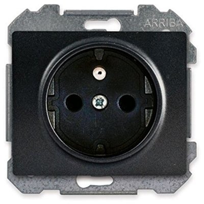 SIEMENS Delta iris prise de courant 2P+T anthracite SIE266986 - 