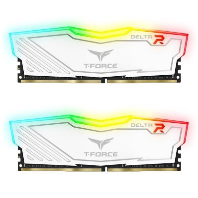 TFORCE Delta RGB - 2 X 8 Go - DDR4 3200 Mhz - Blanc