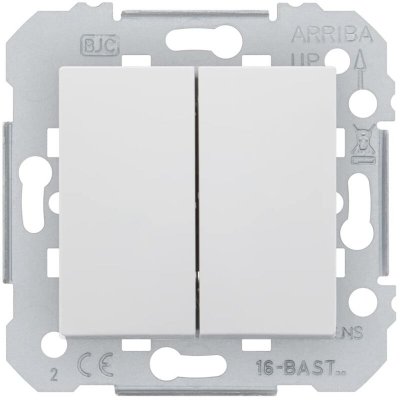 SIEMENS Delta viva interrupteur double va et vient blanc SIE003469 - 