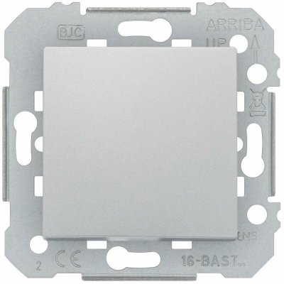 SIEMENS Delta viva interrupteur va et vient silver SIE003933 - 