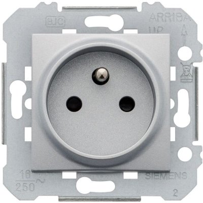 SIEMENS Delta viva prise de courant 2P+T silver SIE003971 - 