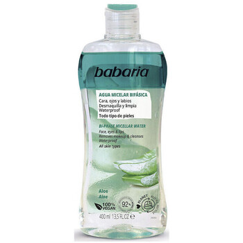 BABARIA D&eacute;maquillant visage biphas&eacute;  Eau micellaire Aloe Vera (400 ml)