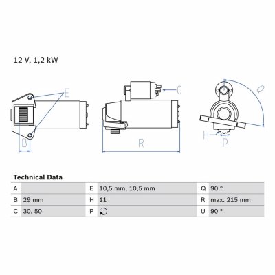 BOSCH D&eacute;marreur  0 986 023 570