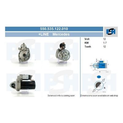 PLUSLINE D&eacute;marreur BV PSH 550.535.122.011