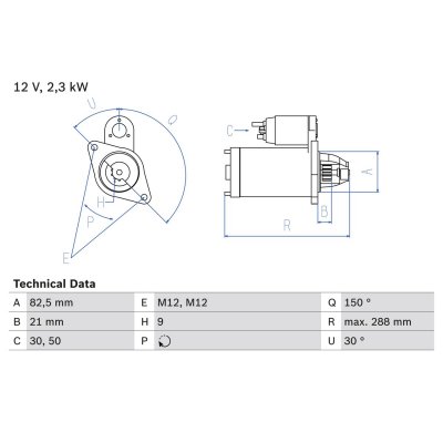 BOSCH D&eacute;marreur / D&eacute;marreur 1115 